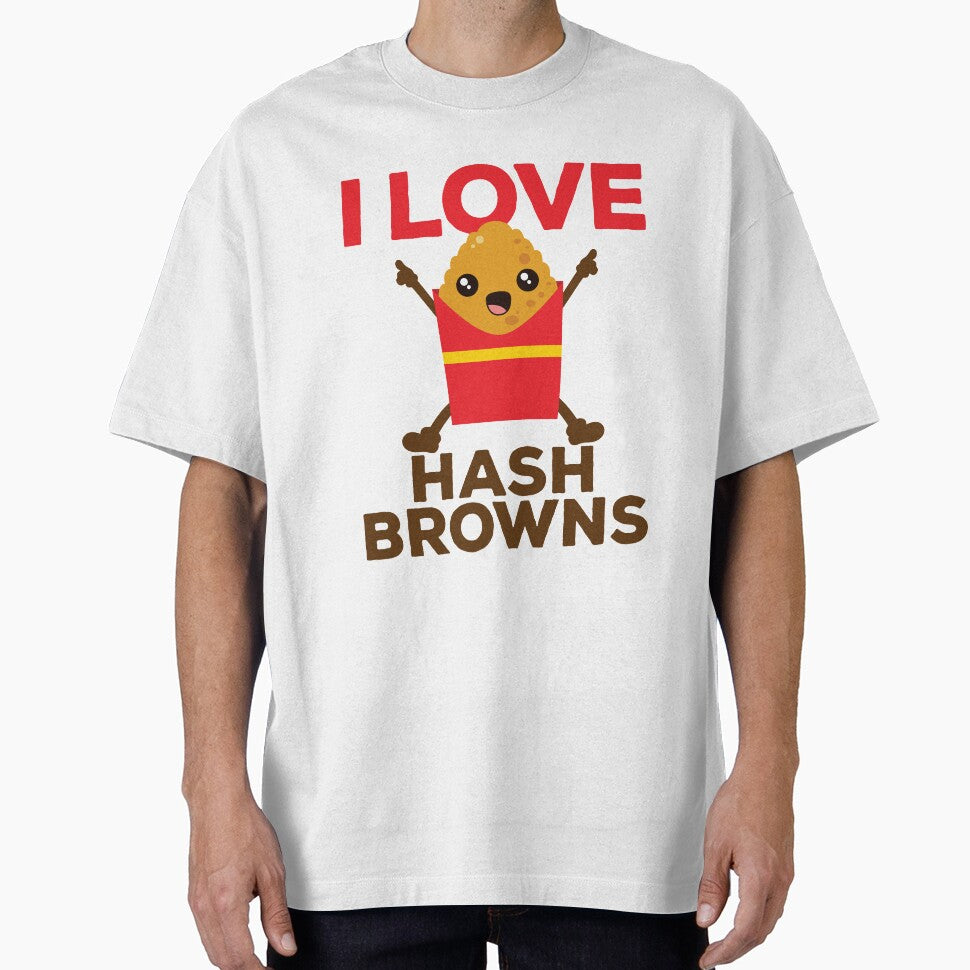 Hash Browns Shirt - I Love Hash Browns by redbehren Hoodie, Sweatshirt | BlankRebels.com (Image 1)