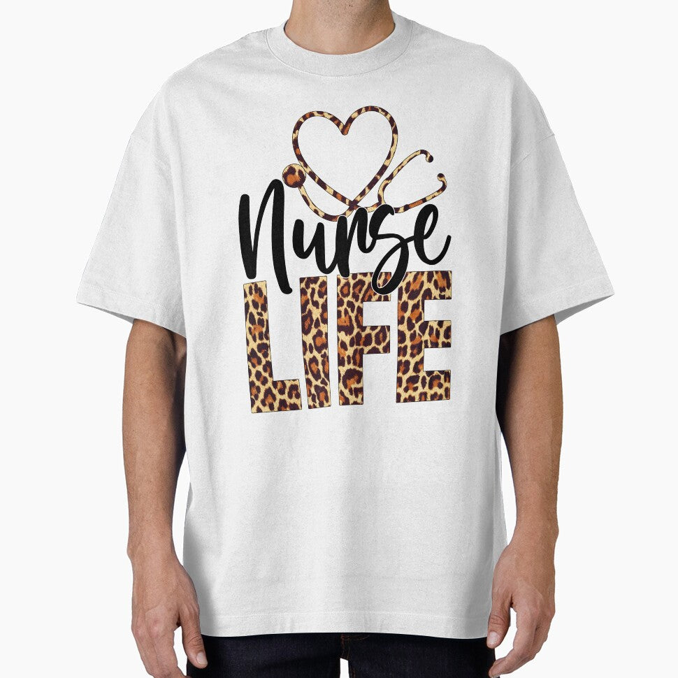 Love Nurse life cheetah stethoscope by Designs Of all kinds T-Shirts, Hoodie, Sweatshirt | BlankRebels.com (Image 1)