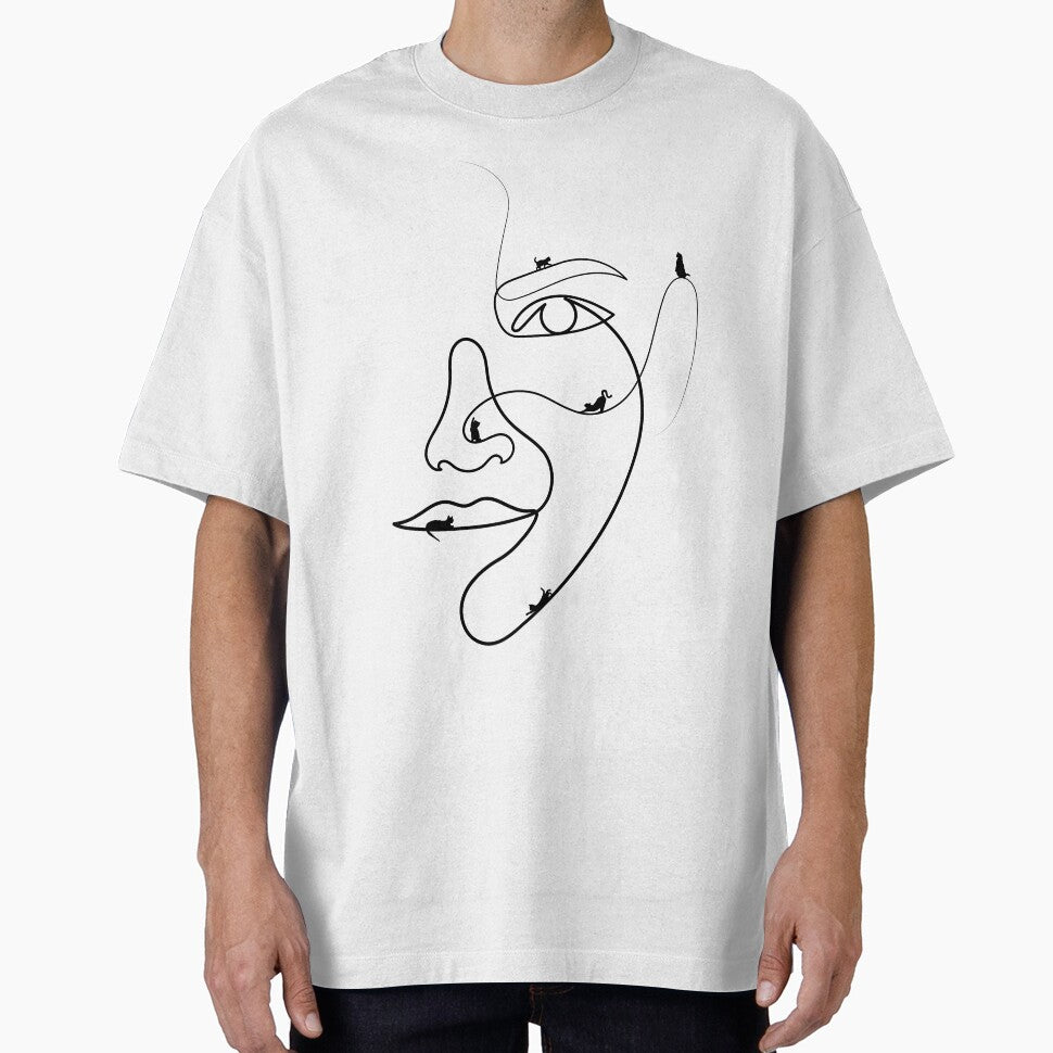 Cat Lover by One-Line-Artist T-Shirts, Hoodie, Sweatshirt | BlankRebels.com (Image 1)
