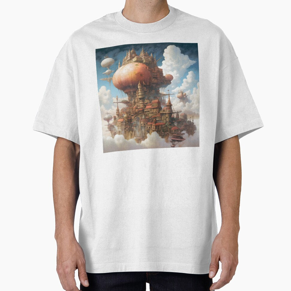 Skyhaven - High Fantasy AI Art by ShadyTabby T-Shirts, Hoodie, Sweatshirt | BlankRebels.com (Image 1)