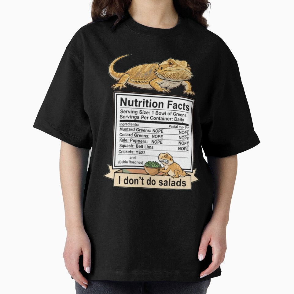 Bearded Dragon Nutritional Facts by PhansCustoms T-Shirts, Hoodie, Sweatshirt | BlankRebels.com (Image 2)