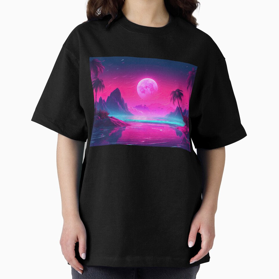 Oceanic Odyssey: A Vaporwave Tribute to the Power of the Sea by Mullet Monkey T-Shirts, Hoodie, Sweatshirt (Image 2)