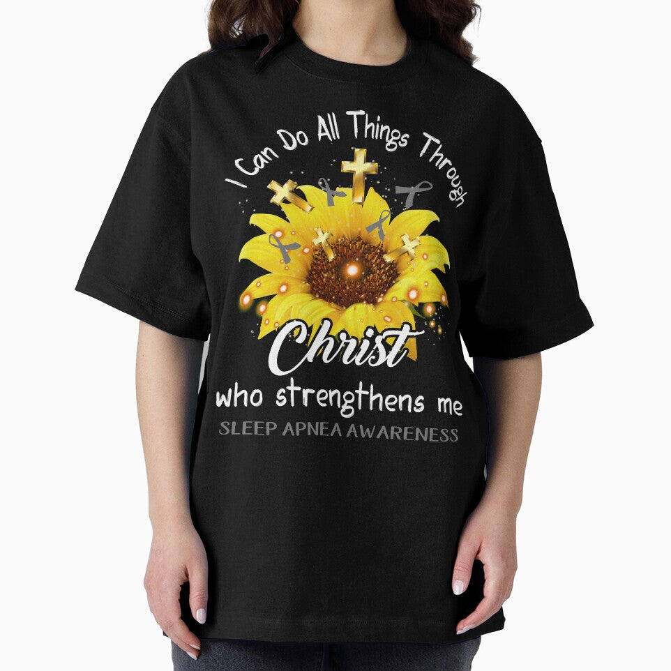 I Can Do All Things Through Christ Who Strengthens Me Sleep Apnea Awareness by rechardtee