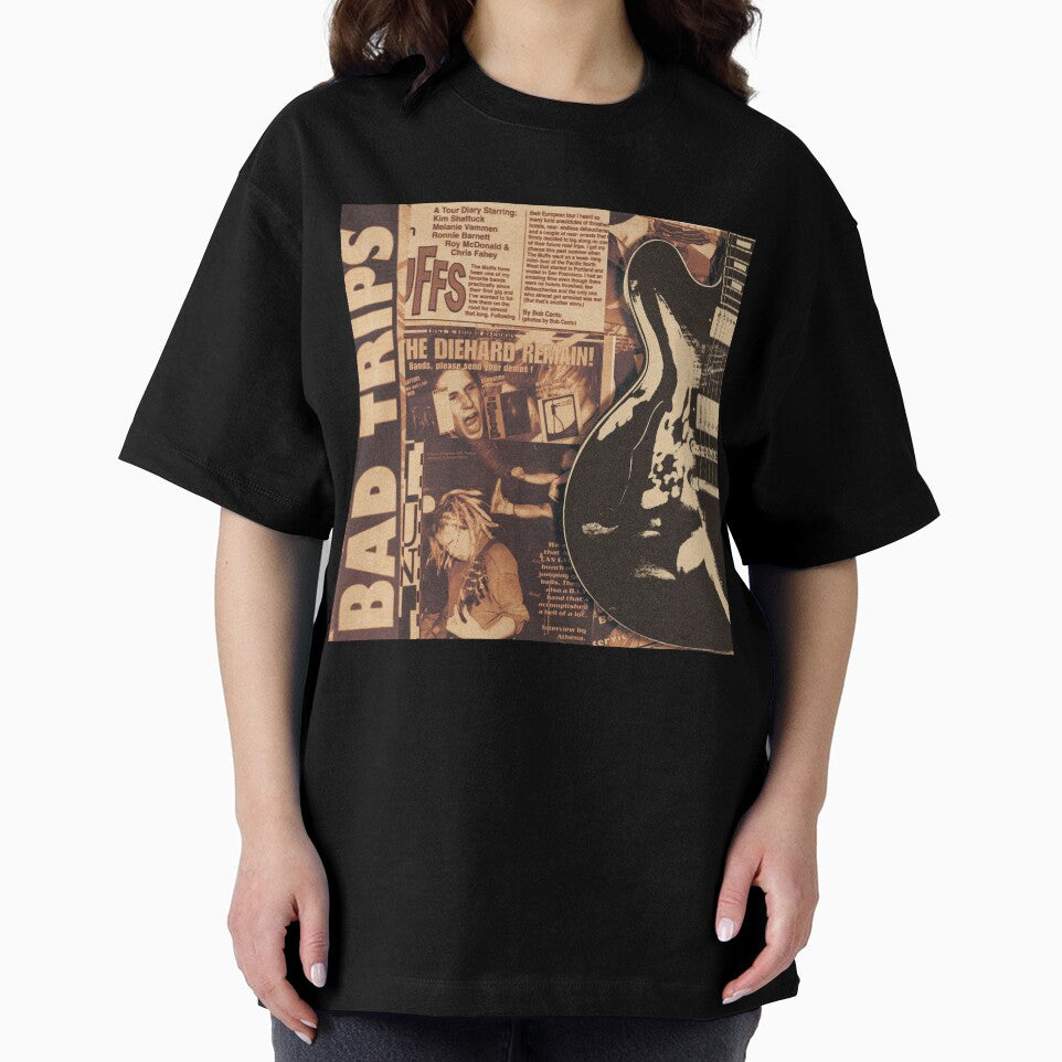 Classic 90s Rock Distressed Vintage Design by hhmene T-Shirts, Hoodie, Sweatshirt | BlankRebels.com (Image 2)