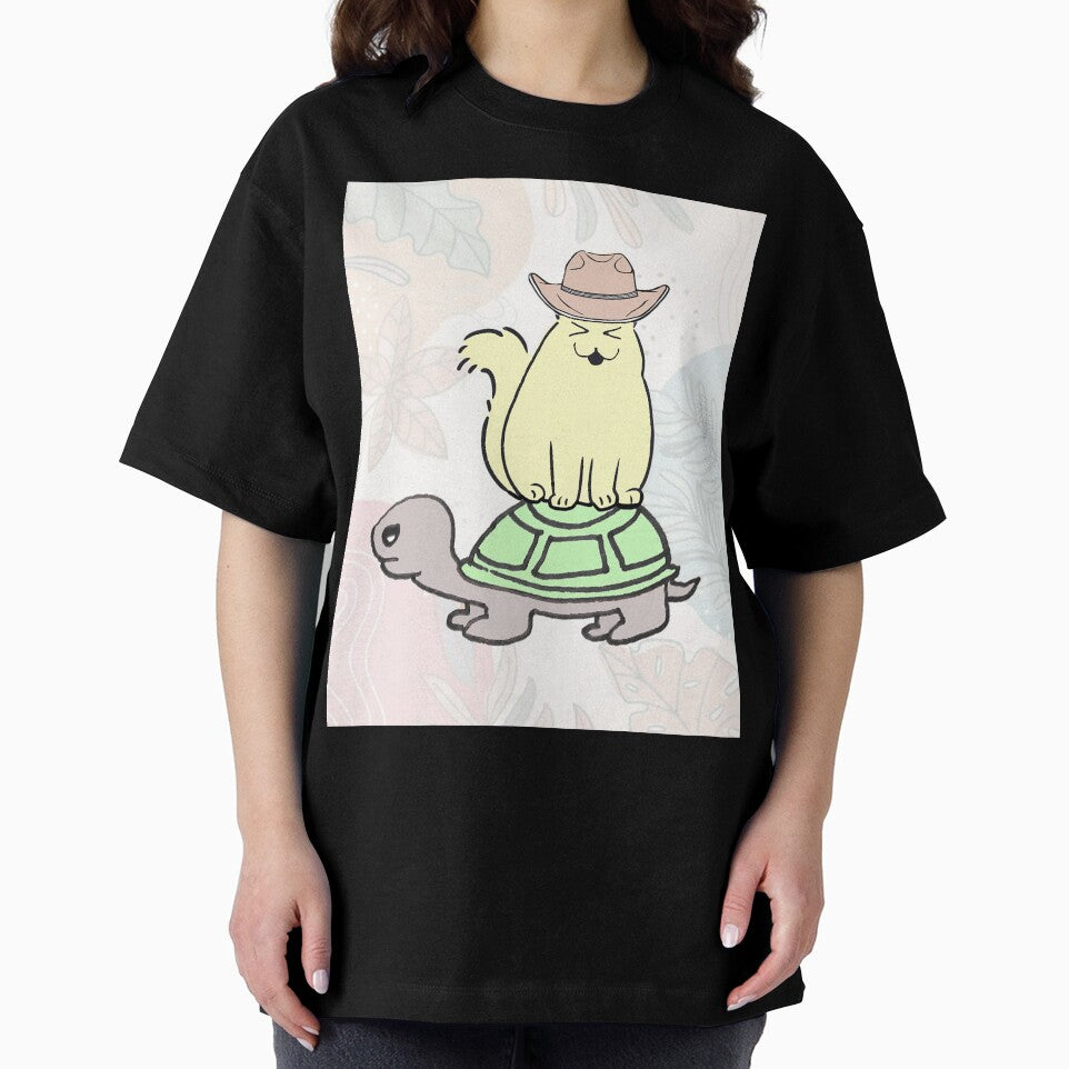 Cowboy cat turtle by NyengRepublic T-Shirts, Hoodie, Sweatshirt | BlankRebels.com (Image 2)