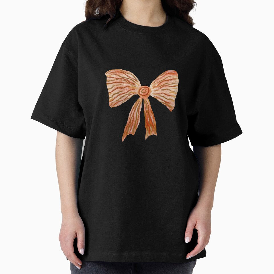 Bow red textured cartoon a watercolor sketch black by Yana Mustafina | Boho Soulful Designs T-Shirts, Hoodie,... (Image 2)