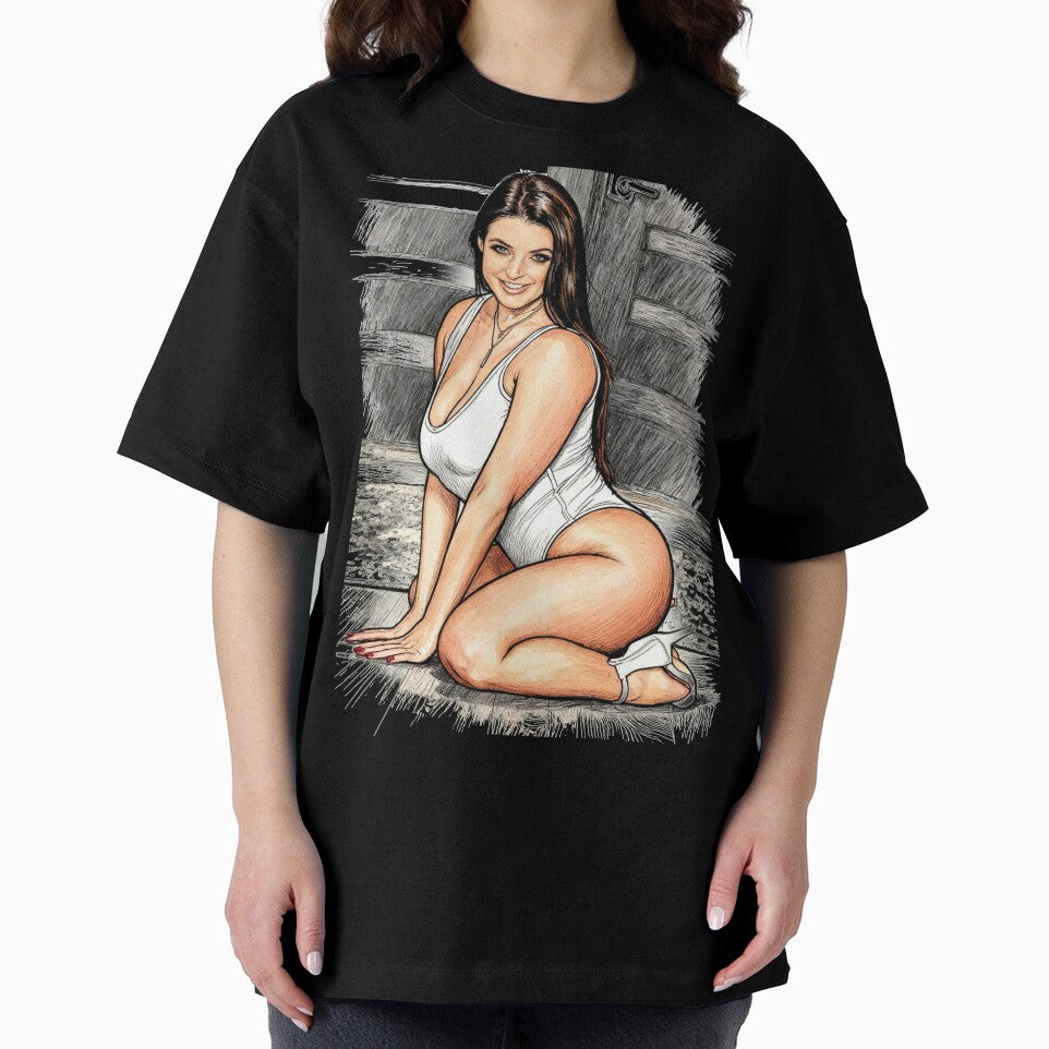 Angela White Pin-up by Bubble-Bay Shop T-Shirts, Hoodie, Sweatshirt | BlankRebels.com (Image 2)
