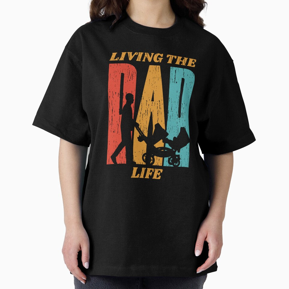 Living the Dad Life Father Pushing Stroller Silhouette by JRRTs T-Shirts, Hoodie, Sweatshirt | BlankRebels.com (Image 2)