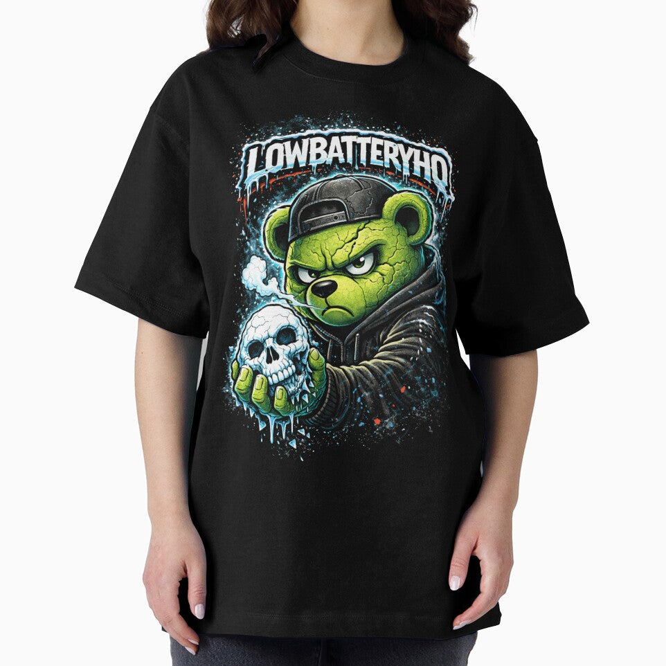 Skull Toss Bear — LowBatteryHQ Streetwear Graphic by LowBatteryHQ