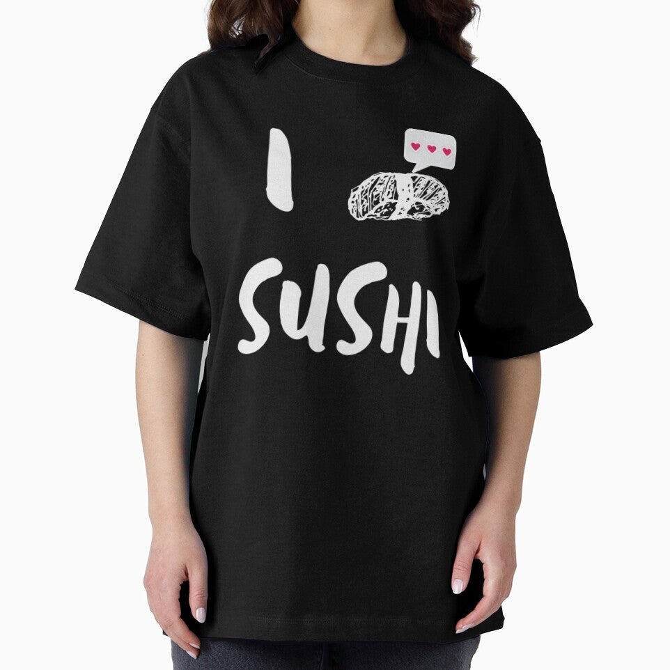 Cute I Love Sushi | White by BossyCatHome T-Shirts, Hoodie, Sweatshirt | BlankRebels.com (Image 2)