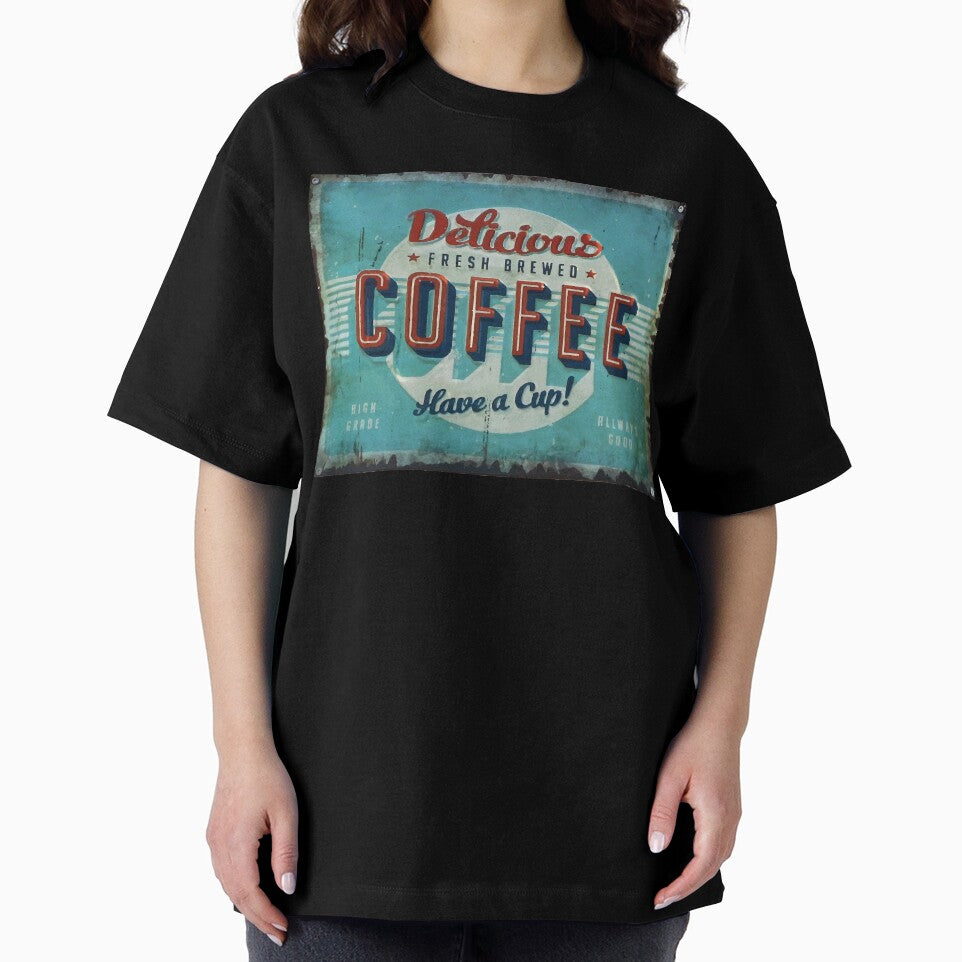 Coffee Lover Shop Vintage Retro Sign T-Shirts, Hoodie, Sweatshirt