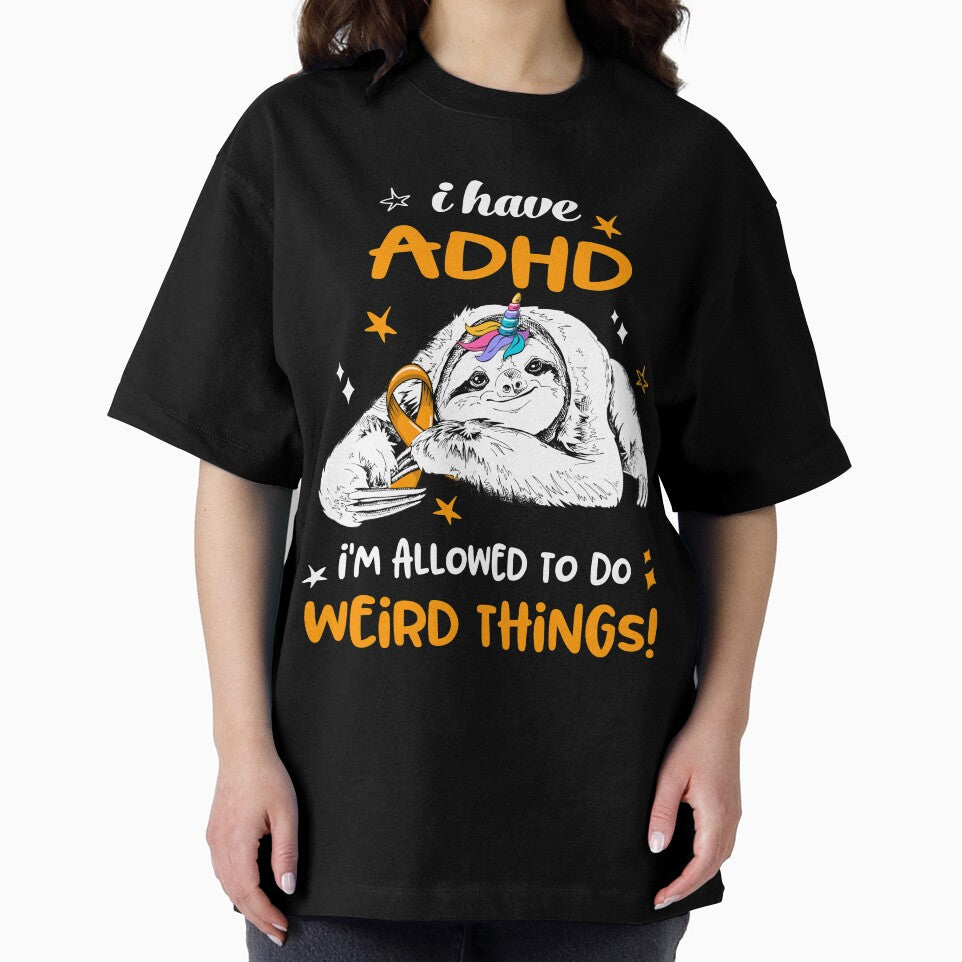 I have ADHD i'm allowed to do Weird Things by ElizabethS809 T-Shirts, Hoodie, Sweatshirt | BlankRebels.com (Image 2)