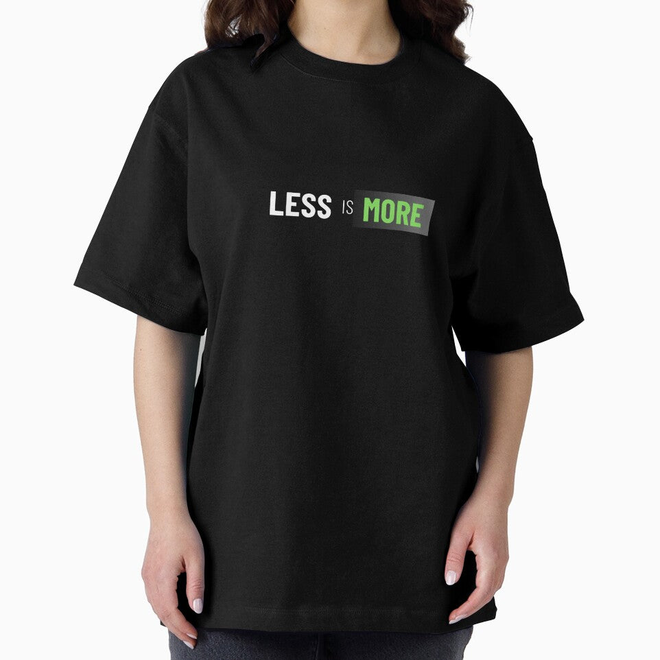 Less is More T-Shirt by Monarchic Hoodie, Sweatshirt | BlankRebels.com (Image 2)
