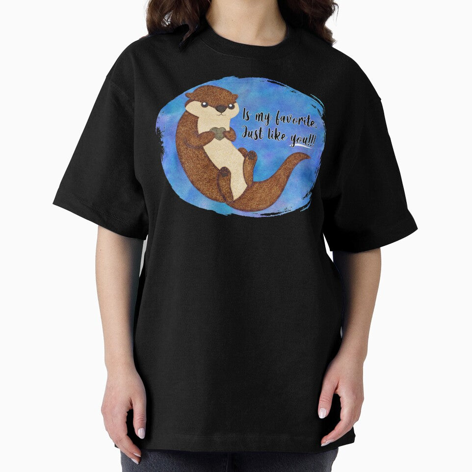 Otter Favorite Heart Rock by ViolaVixi T-Shirts, Hoodie, Sweatshirt | BlankRebels.com (Image 2)