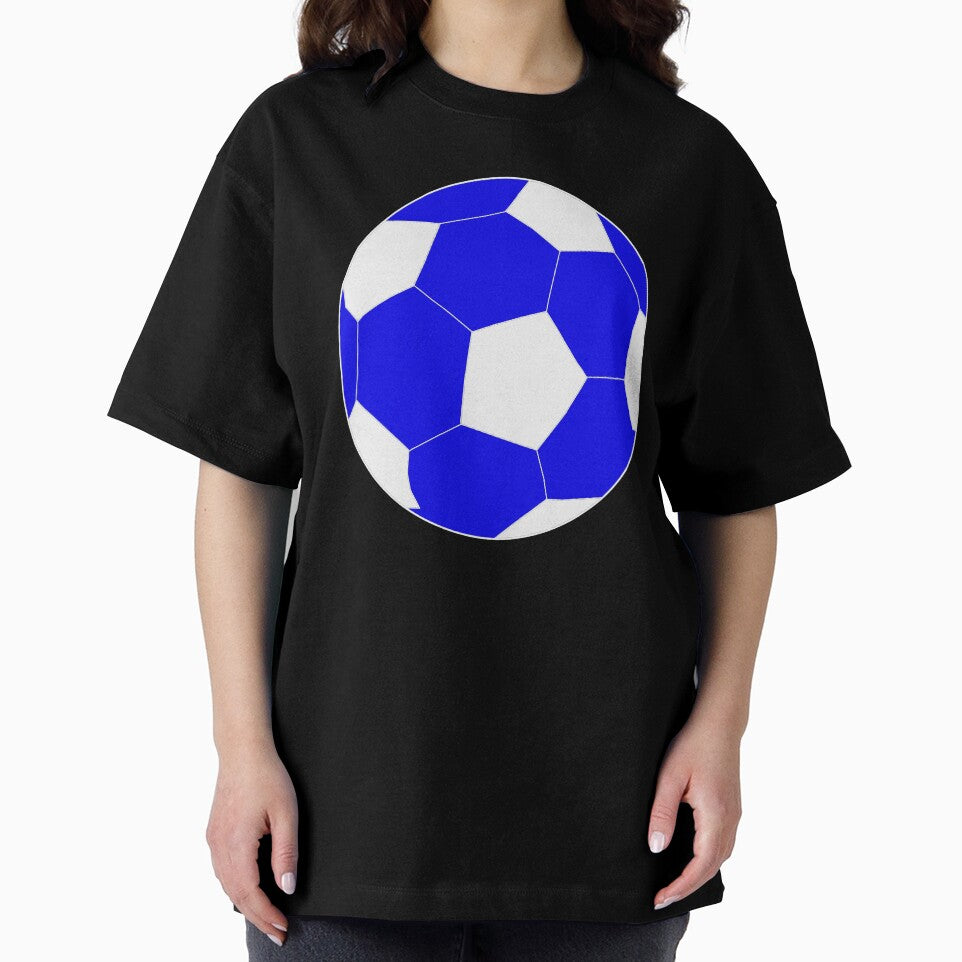 Blue Soccer Ball Drawing by RioCariocaClub