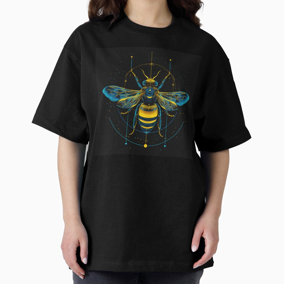 Celestial Bee – Starry Cosmic Design by shopsoftbloom T-Shirts, Hoodie, Sweatshirt | BlankRebels.com (Image 2)