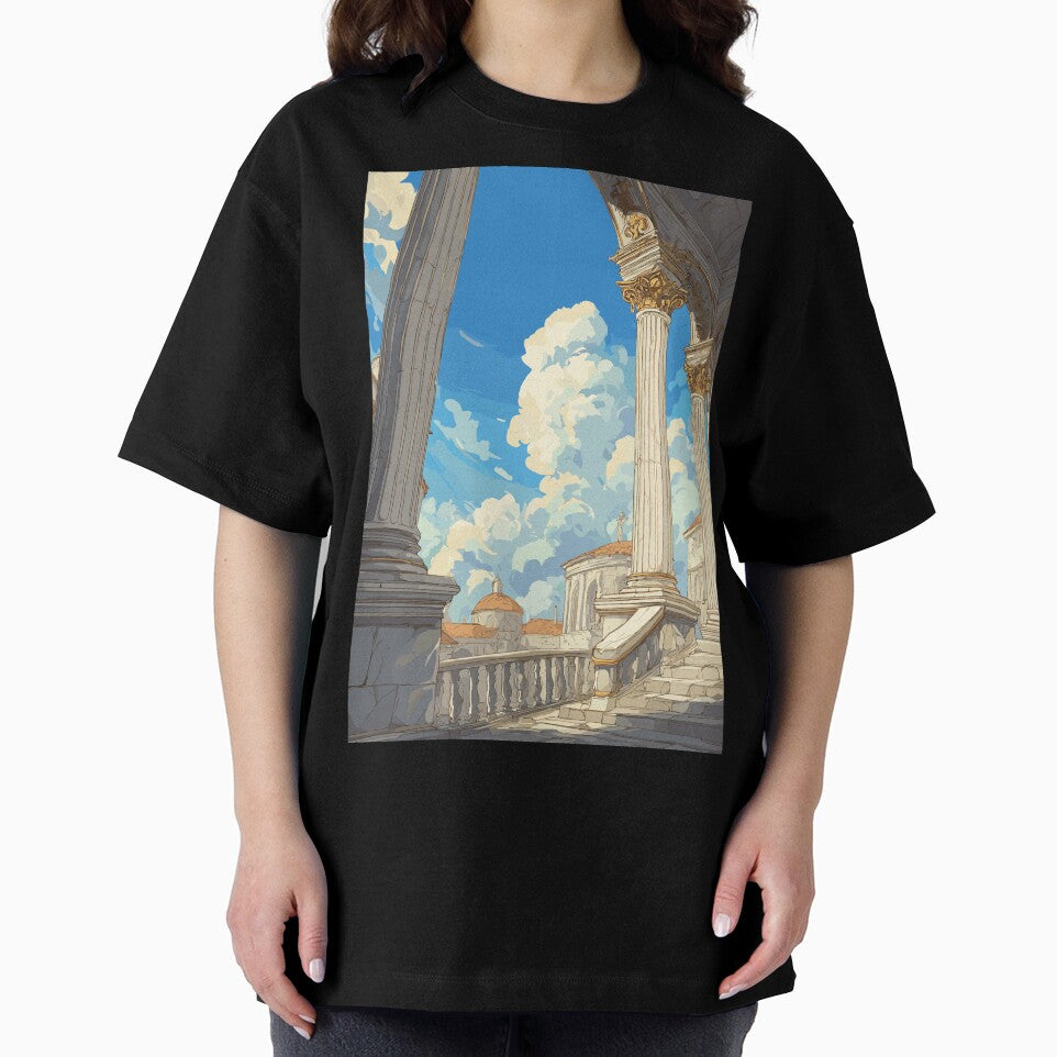 The Scholar’s View Classical Architecture Light Academia by bapupa T-Shirts, Hoodie, Sweatshirt | BlankRebels.com (Image 2)