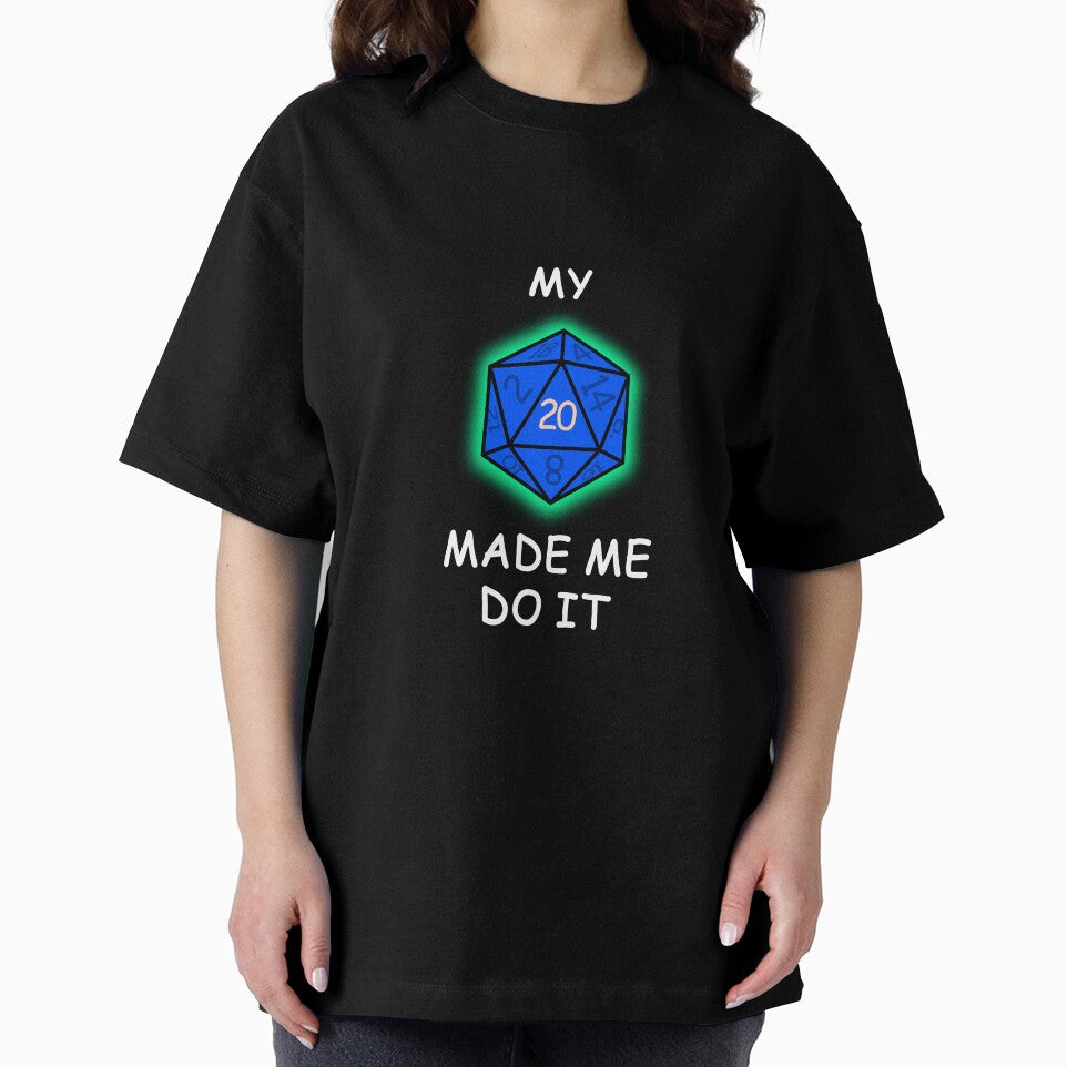 My critical hit made me do it - blue by AtelierRillian T-Shirts, Hoodie, Sweatshirt | BlankRebels.com (Image 2)