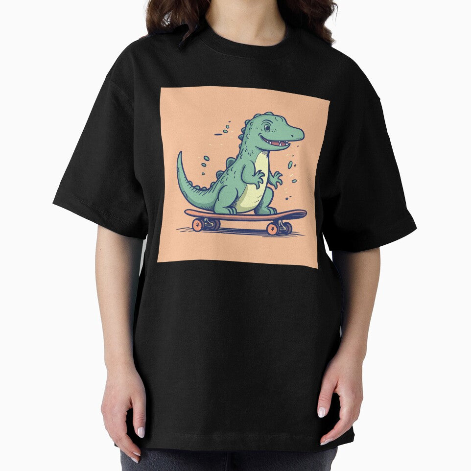 Skating Dinosaur by TheHellSong T-Shirts, Hoodie, Sweatshirt | BlankRebels.com (Image 2)