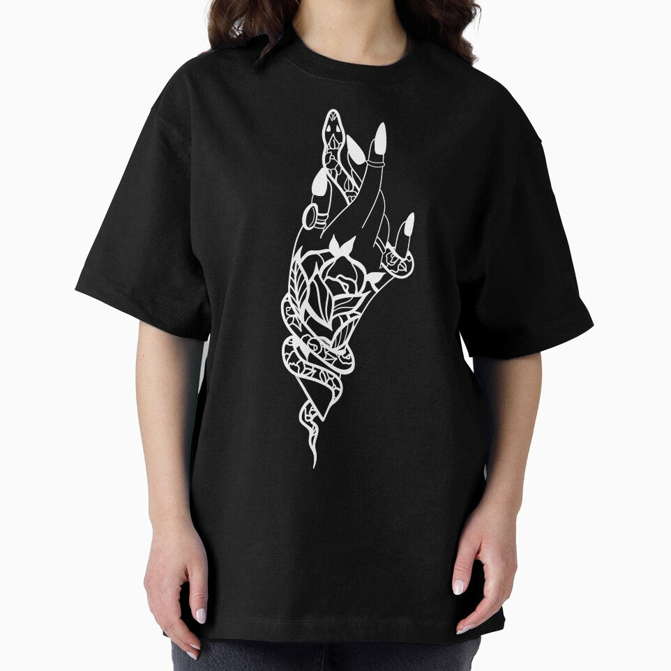 Snake Charmer in White by Thingamabobbidi T-Shirts, Hoodie, Sweatshirt | BlankRebels.com (Image 2)