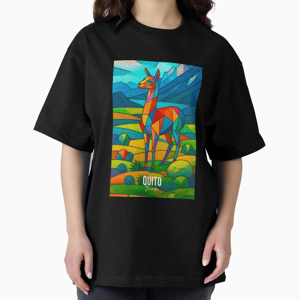 Andean Llama – Geometric Mountain Art by AtuqStudio T-Shirts, Hoodie, Sweatshirt | BlankRebels.com (Image 2)