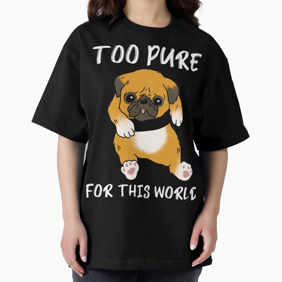 Too Pure For This World Pug Puppy by rown196 T-Shirts, Hoodie, Sweatshirt | BlankRebels.com (Image 2)