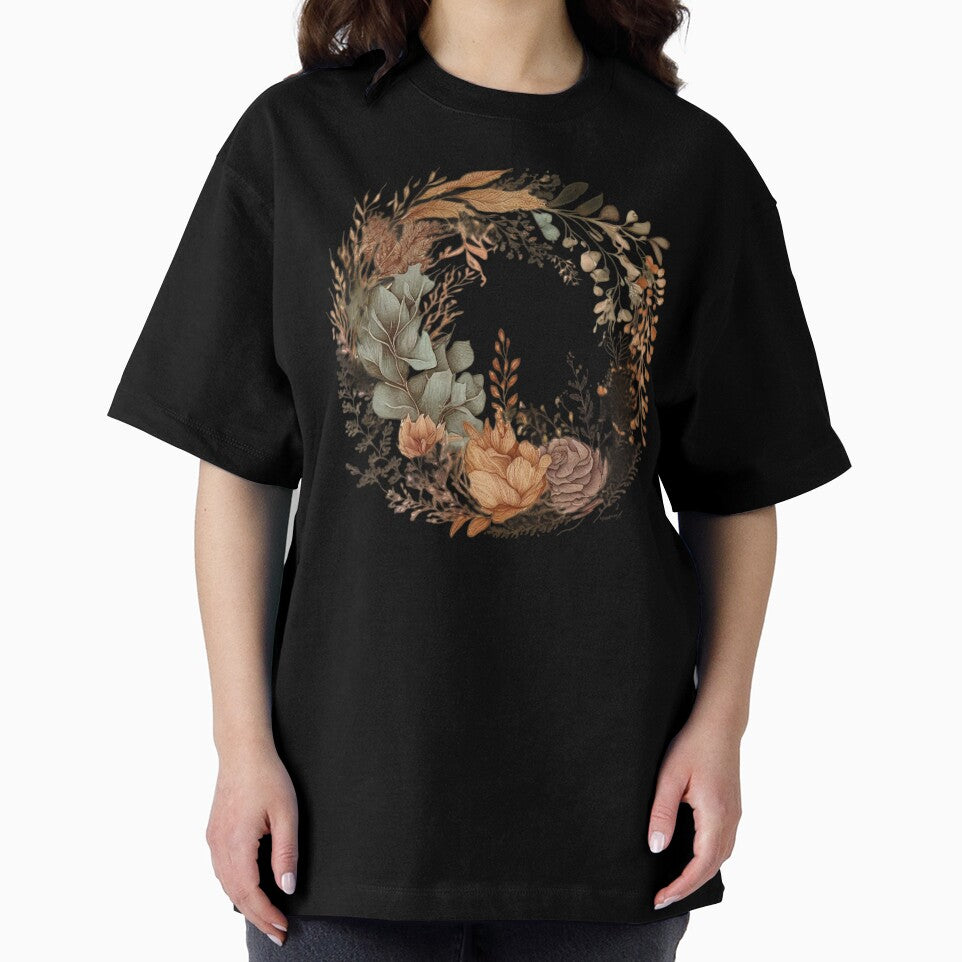 Boho Inspired Floral Print T-Shirt by iDezine GD Hoodie, Sweatshirt | BlankRebels.com (Image 2)