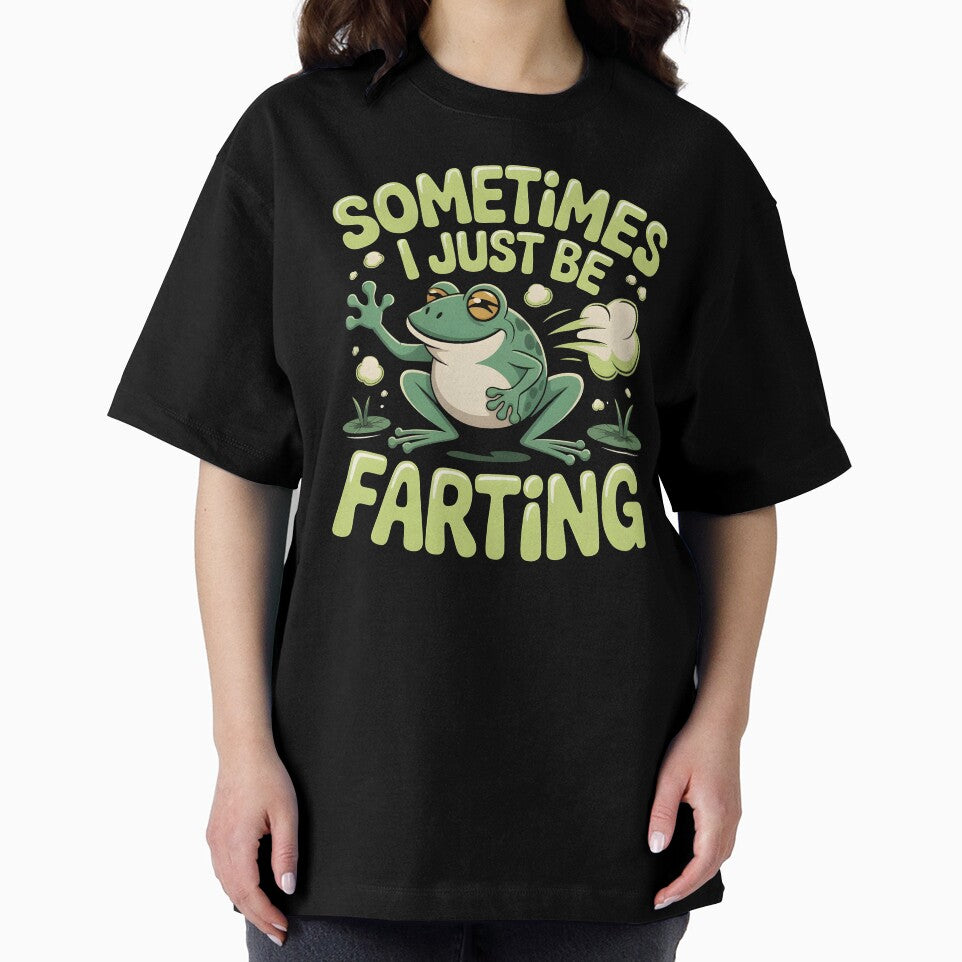 Sometimes I Just Be Farting Funny Vintage Frog – Sarcastic Frog Humor by Redgiant87x T-Shirts, Hoodie, Sweatshirt (Image 2)