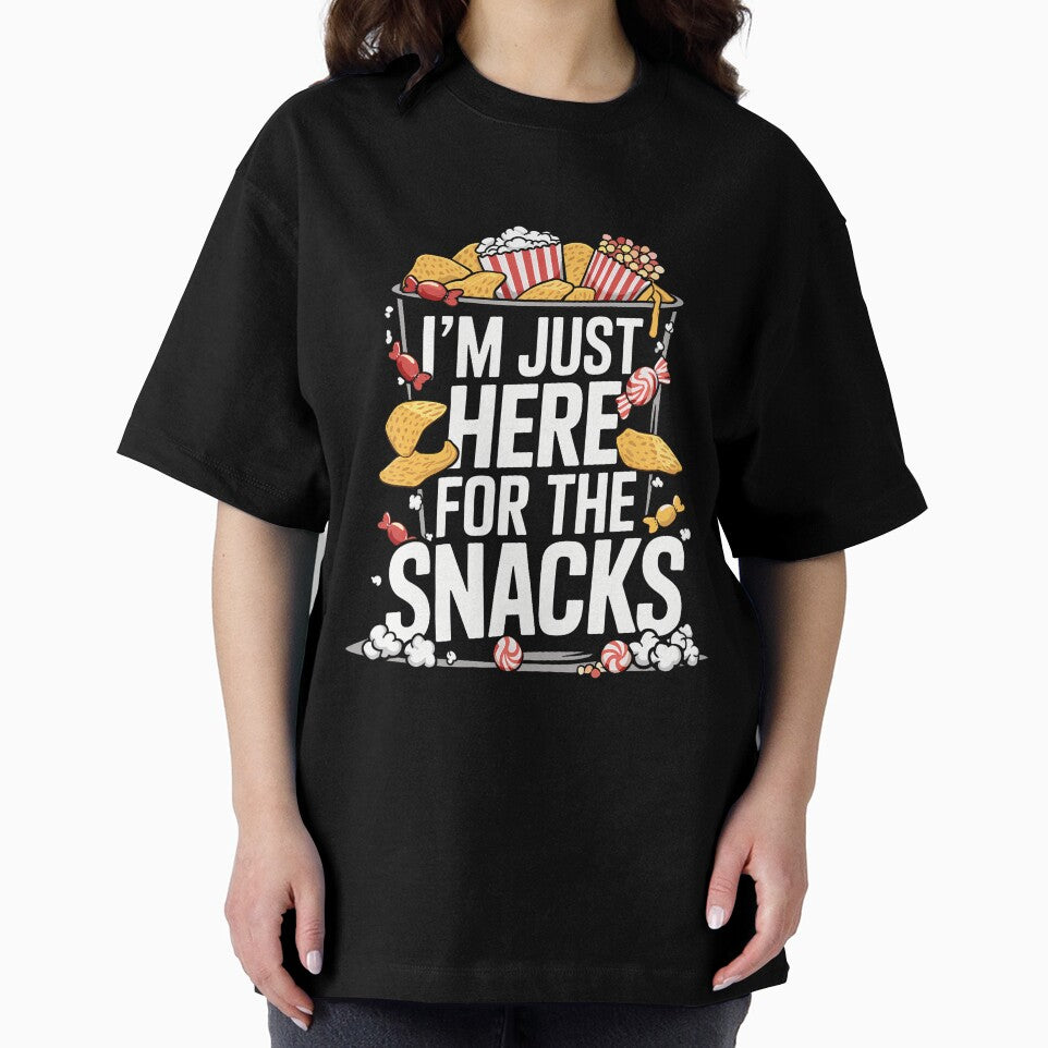 I'M Just Here For The Snacks Funny Food Lover Foodie by scottsurswab T-Shirts, Hoodie, Sweatshirt | BlankRebels.com (Image 2)