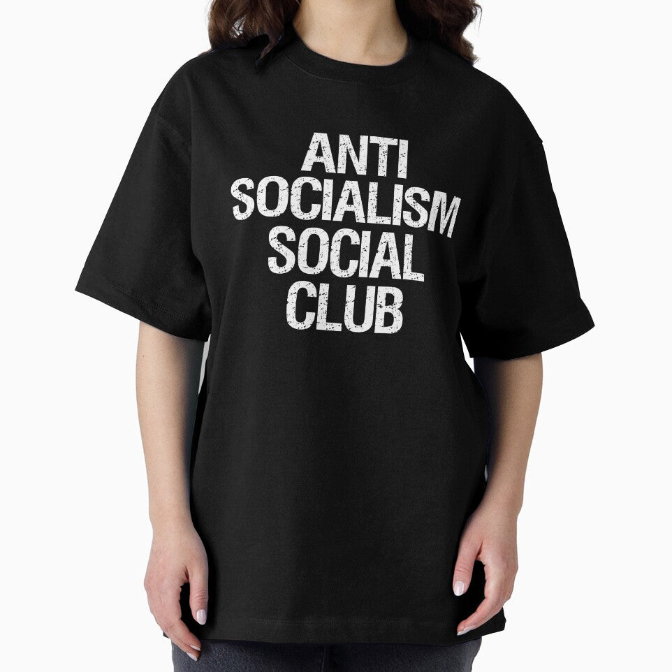 Anti Socialism Social Club Political Parody Humor by elderberry T-Shirts, Hoodie, Sweatshirt | BlankRebels.com (Image 2)