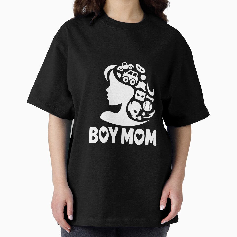 Rough & Tumble Boy Mom Pride Tees - Blue Designs by Reichcorp Hoodie, Sweatshirt | BlankRebels.com (Image 2)