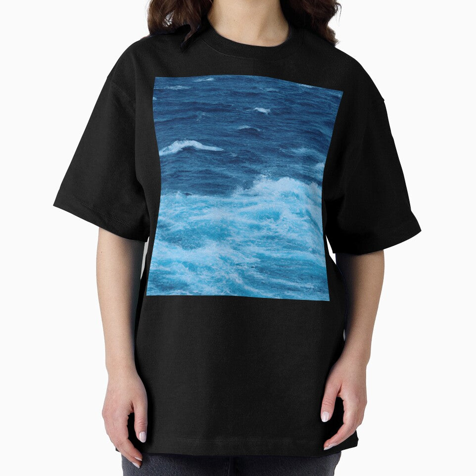 Blue Ocean Waves by Burnout (⌣_⌣) T-Shirts, Hoodie, Sweatshirt | BlankRebels.com (Image 2)