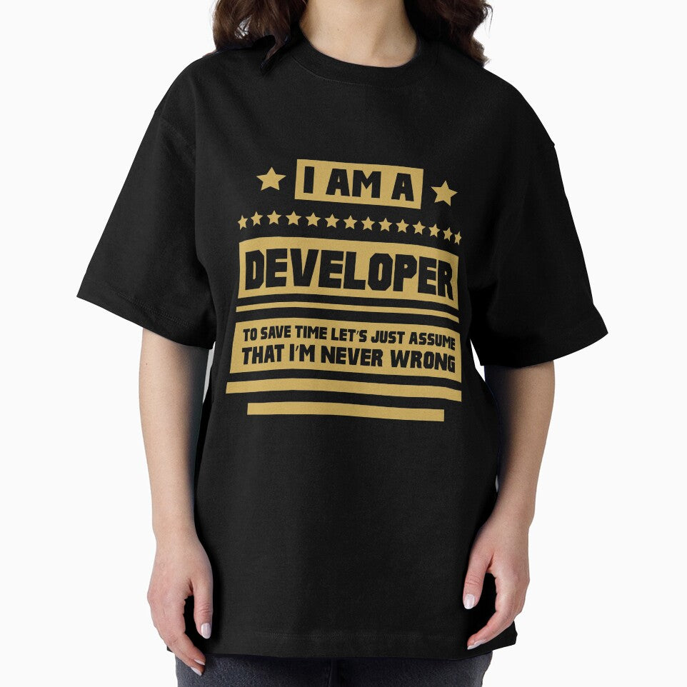 I Am A Developer - Developer Job Gift Funny by DiogoCalheiros T-Shirts, Hoodie, Sweatshirt | BlankRebels.com (Image 2)