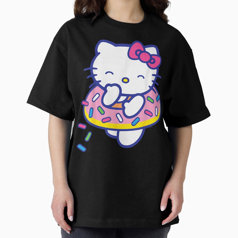 Hello Kitty Donut Sprinkles Floaty Summer Swimming T Shirt by gerald01020