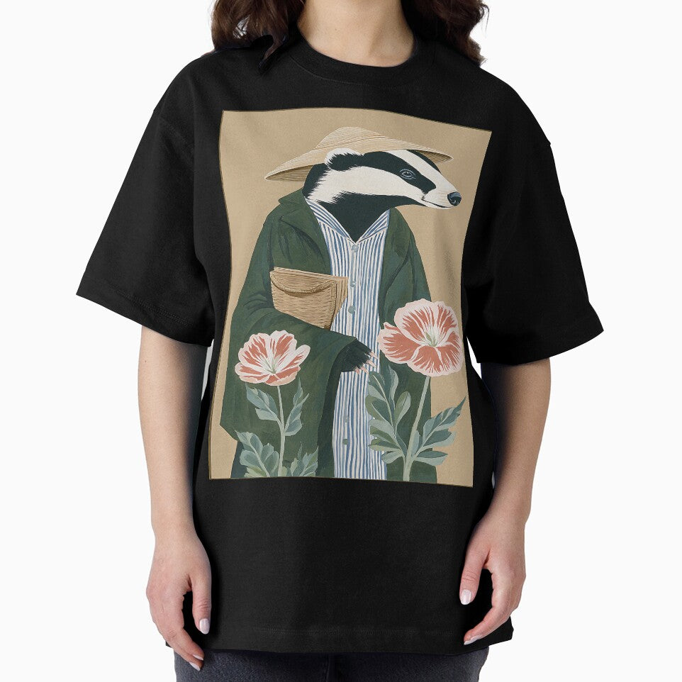 The Cozy Cottagecore Badger by bapupa T-Shirts, Hoodie, Sweatshirt | BlankRebels.com (Image 2)