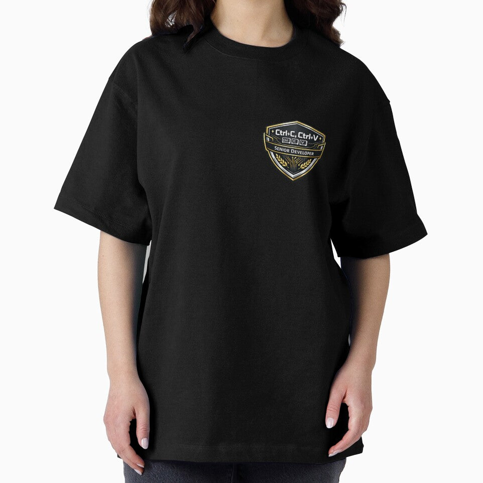 Ctrl C Ctrl V Senior Developer Badge by Art by Debasish T-Shirts, Hoodie, Sweatshirt | BlankRebels.com (Image 2)