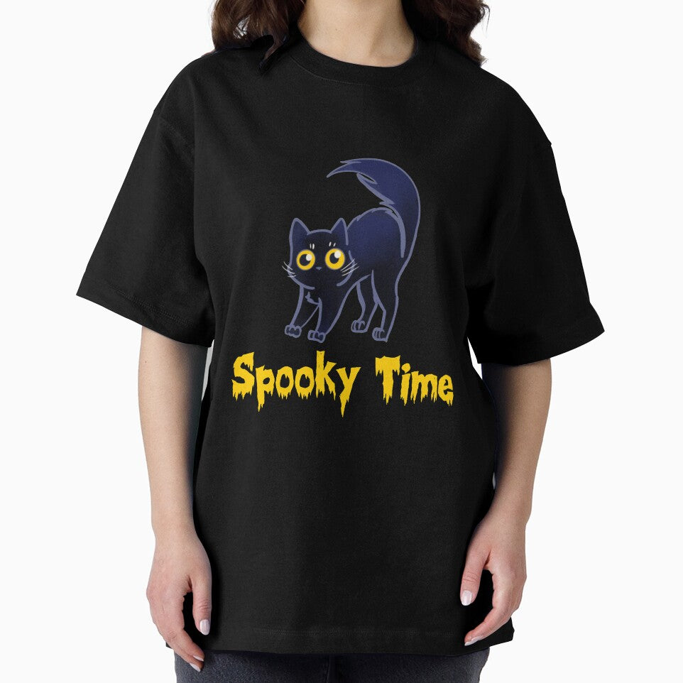Spooky Time Halloween Cat by Lorax33 T-Shirts, Hoodie, Sweatshirt | BlankRebels.com (Image 2)