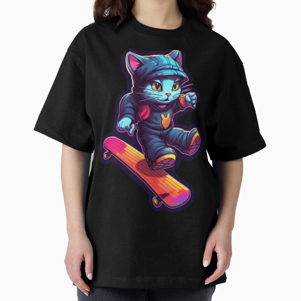 Dabbing cat on skateboard Sticker by FuelForTheSoul T-Shirts, Hoodie, Sweatshirt | BlankRebels.com (Image 2)