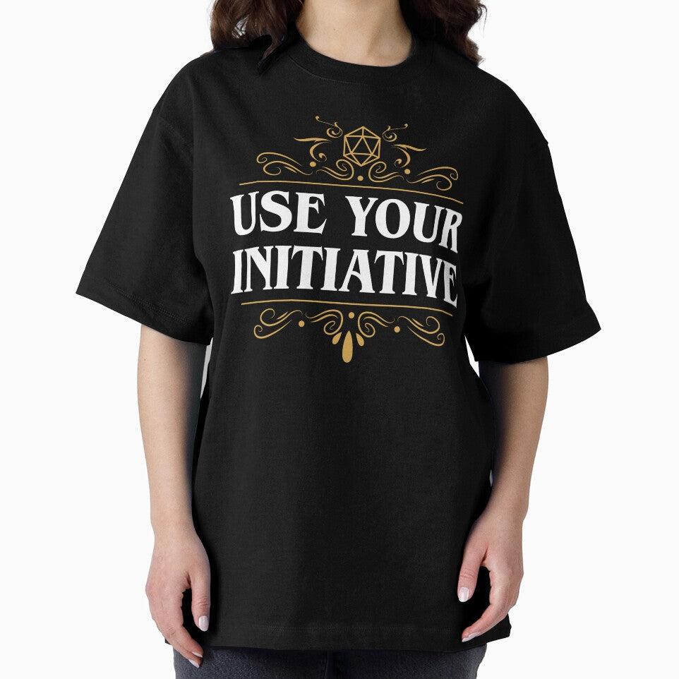 Use Your Initiative D20 Dice Funny by pixeptional T-Shirts, Hoodie, Sweatshirt | BlankRebels.com (Image 2)