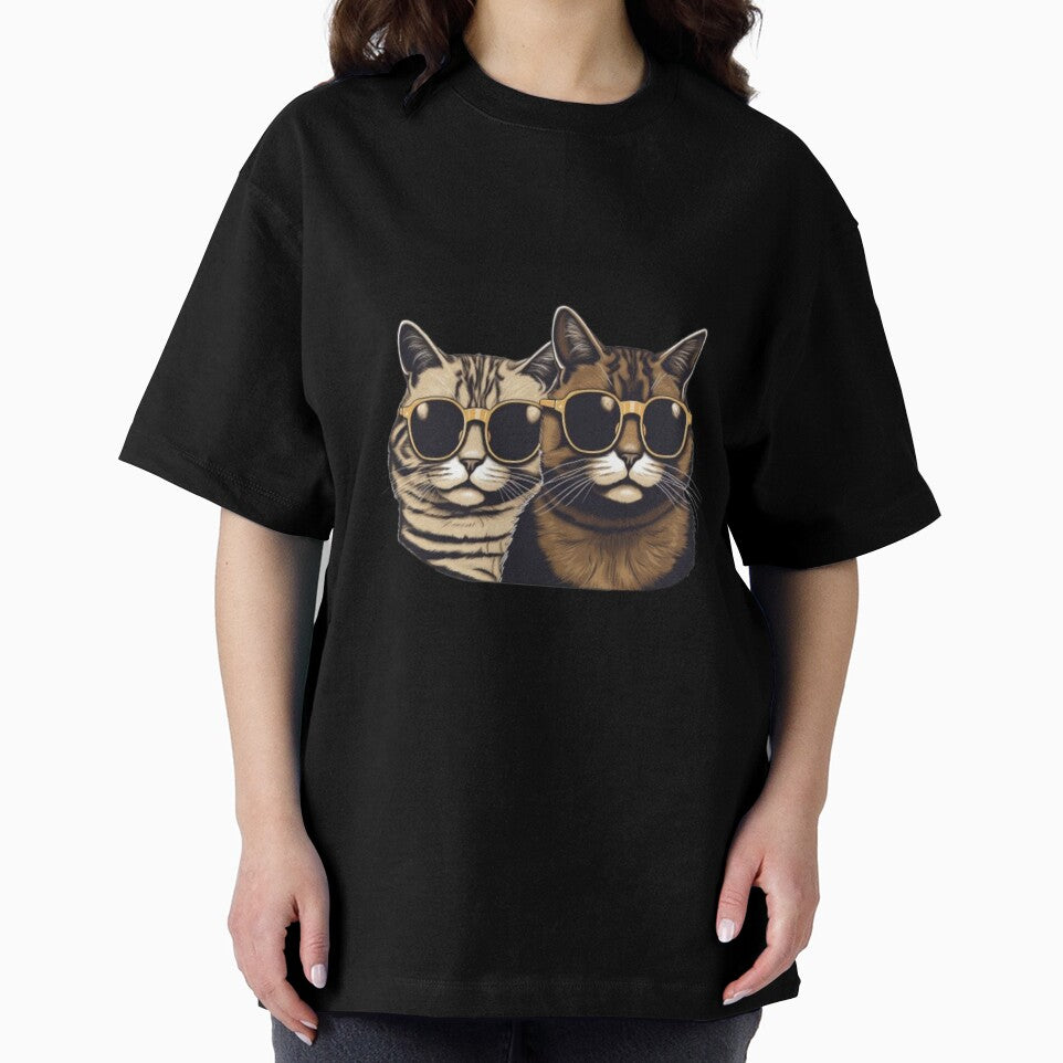 Cats with sunglasses Sticker Cats Cool stickers Cats Thug Life by CatRoleplay sticker T-Shirts, Hoodie, Sweatshirt (Image 2)