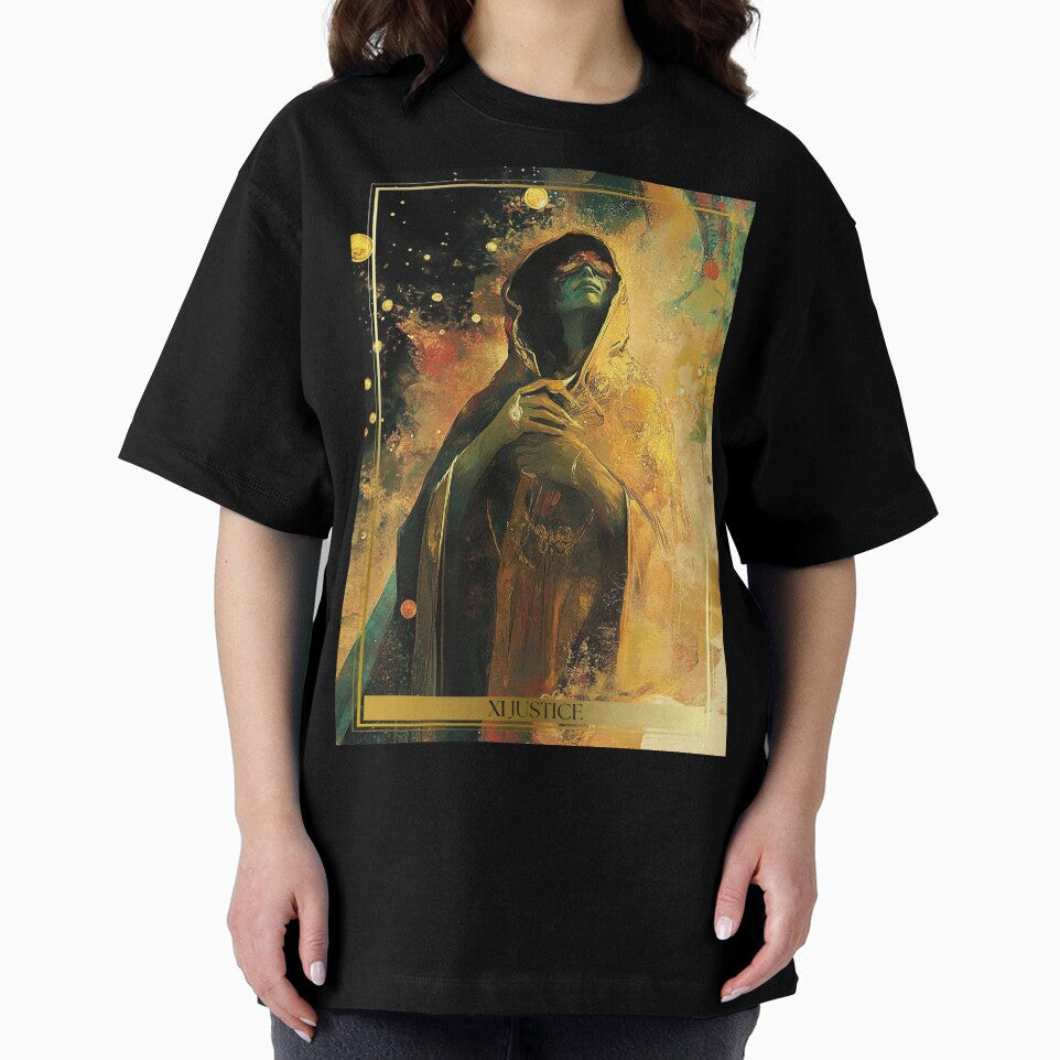 XI Justice Tarot Card Illustration by Thunderg1rl T-Shirts, Hoodie, Sweatshirt | BlankRebels.com (Image 2)