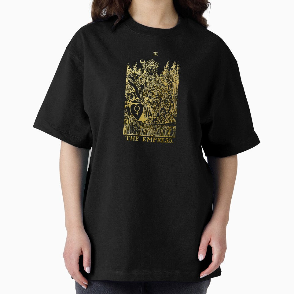 Tarot Card The Empress Gold Deck by Michallandsberg T-Shirts, Hoodie, Sweatshirt | BlankRebels.com (Image 2)