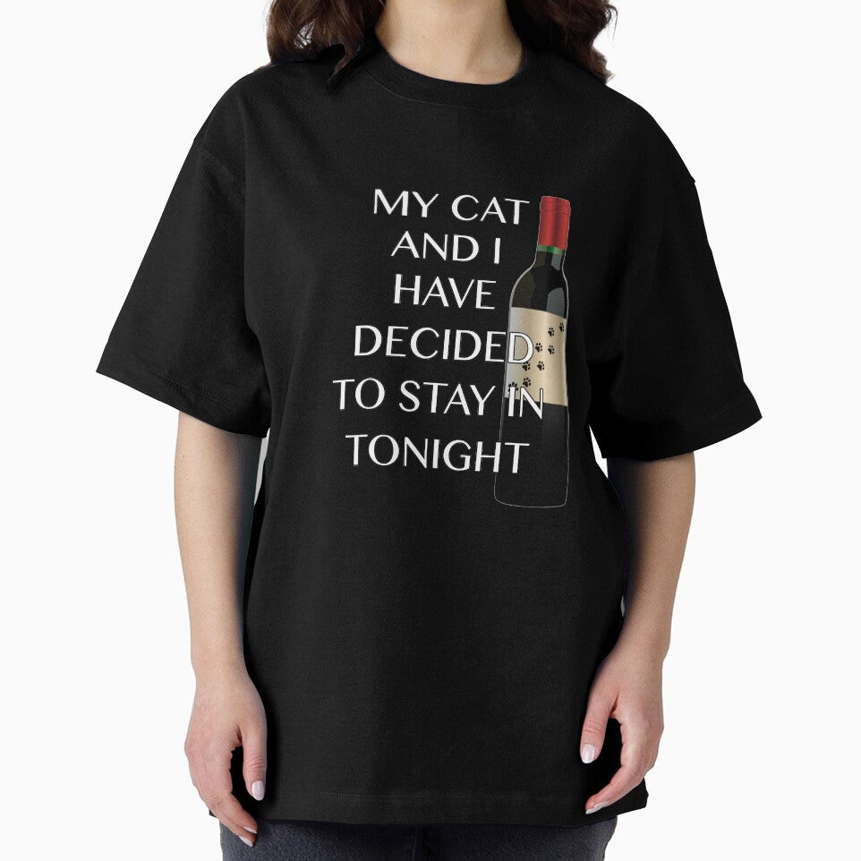 Funny CaDesign My Cat And I Are Staying In by drwigglebutts T-Shirts, Hoodie, Sweatshirt | BlankRebels.com (Image 2)