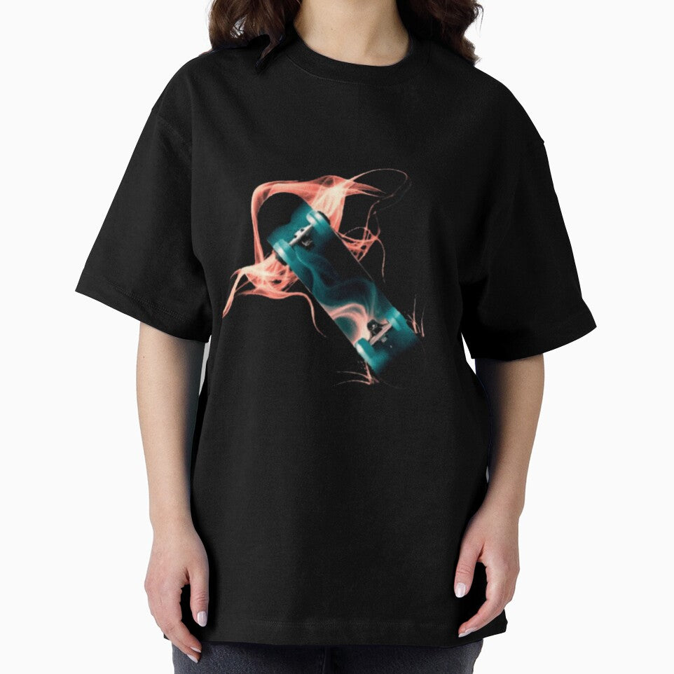 Flame skateboard by MArtex T-Shirts, Hoodie, Sweatshirt | BlankRebels.com (Image 2)
