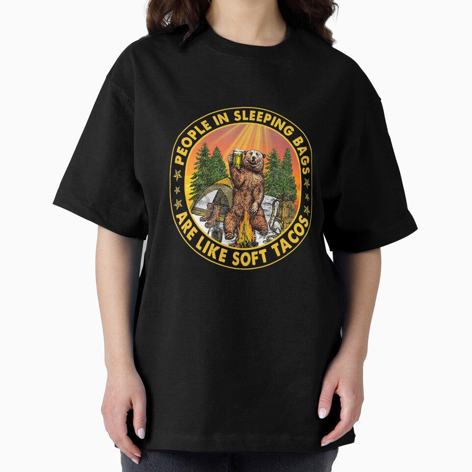 People In Sleeping Bags Are Like Soft Tacos Camping by Jutisi T-Shirts, Hoodie, Sweatshirt | BlankRebels.com (Image 2)