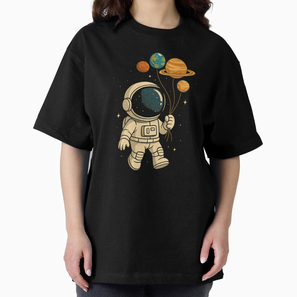 “Cosmic Journey – Astronaut with Planet Balloons” by DailyVibesCo T-Shirts, Hoodie, Sweatshirt | BlankRebels.com (Image 2)