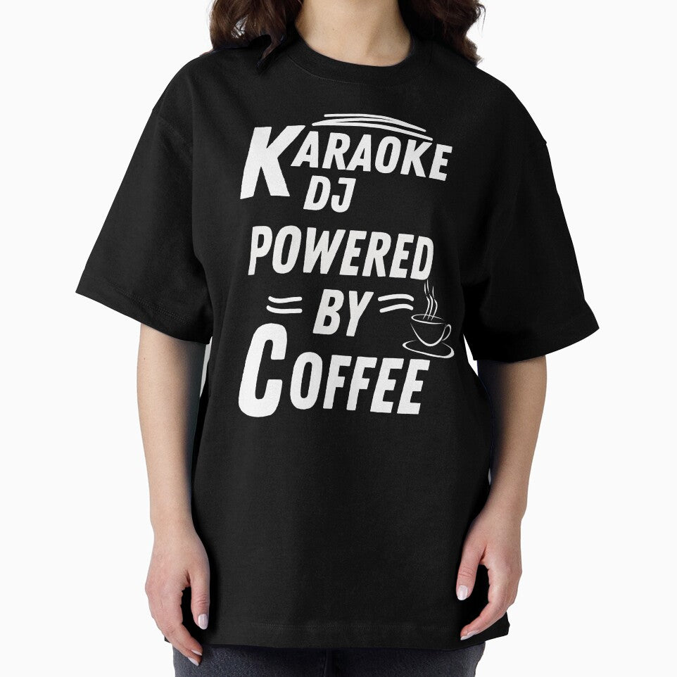 Karaoke dj powered by coffee by annoying-shirts Hoodie, Sweatshirt | BlankRebels.com (Image 2)