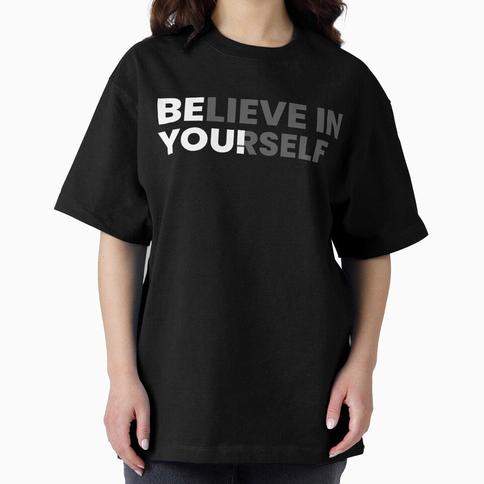 Believe in Yourself - Black by DeMineArts