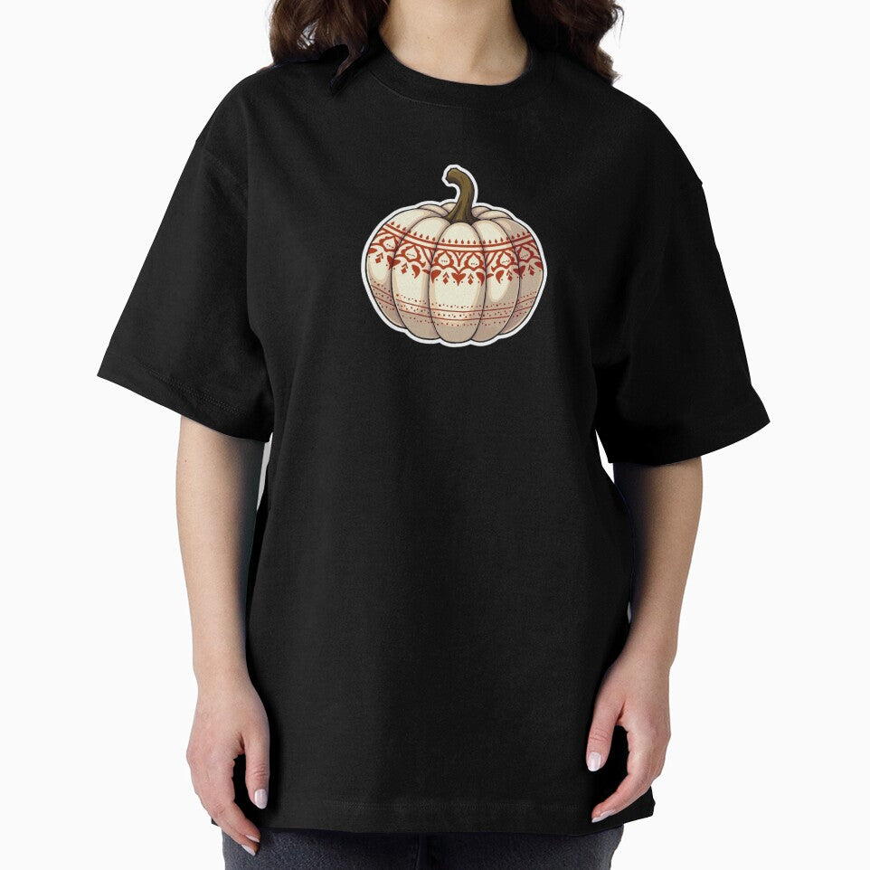 White Pumpkin with Boho Pattern by ArtfullyRooted T-Shirts, Hoodie, Sweatshirt | BlankRebels.com (Image 2)