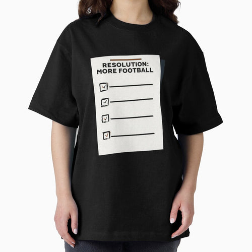 ,,Resolution: More Football" by SportThreadz